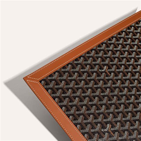 Goyard desk pad .